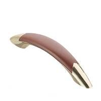 Ручка пластиковая дуга 96 мм №10 золото/орех — купить оптом и в розницу в интернет магазине GTV-Meridian.
